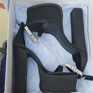 Elegant Black Platform Heels